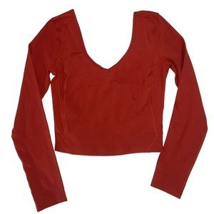Lululemon Align Long Sleeve shirt- Mulled Wine